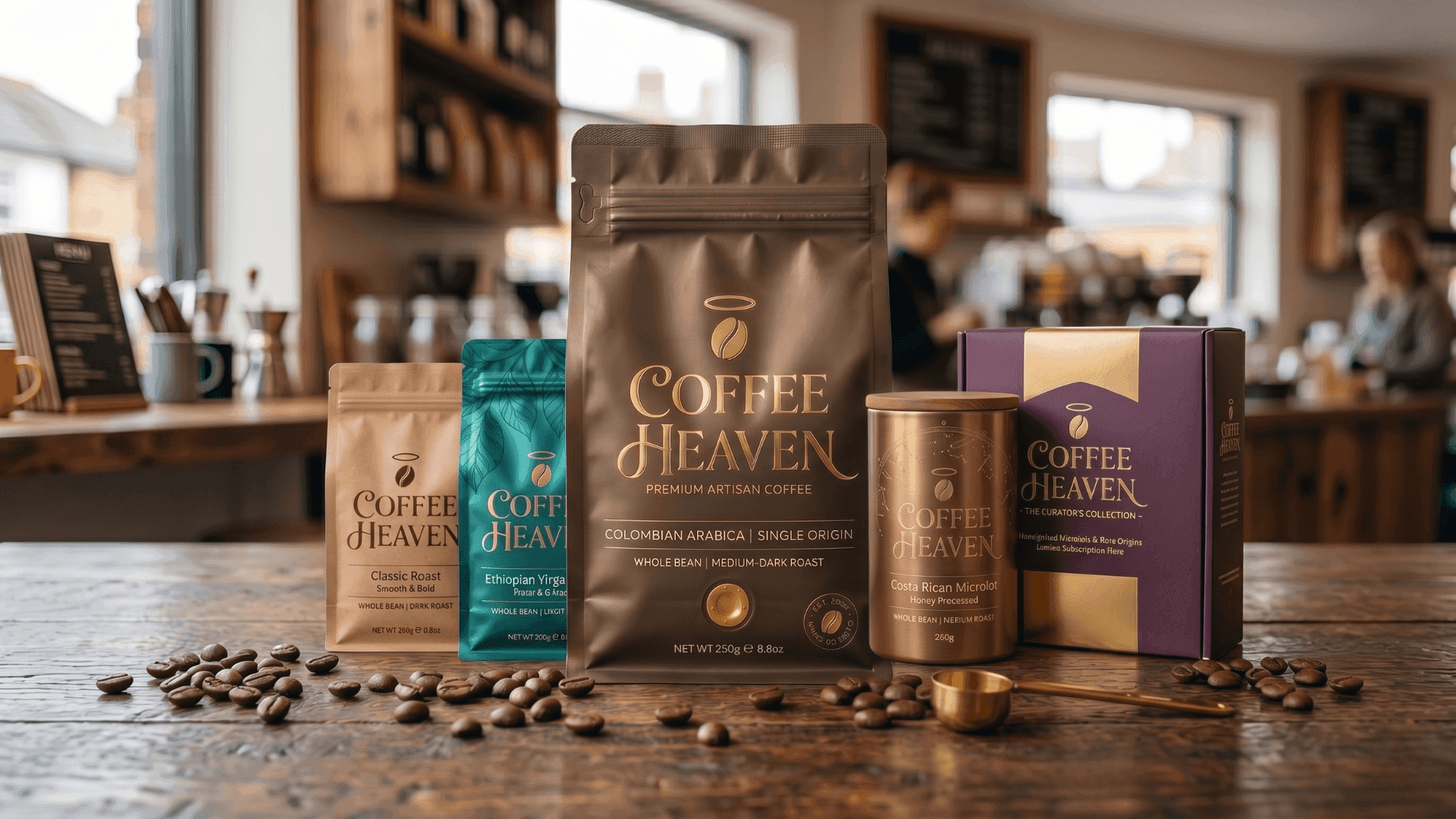 Coffee Heaven product range